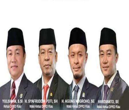 Pimpinan DPRD Riau semua kembali Nyaleg di Pemilu 2024 (foto/int)